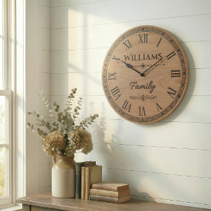 Reloj de pared de la familia Williams – Decoración