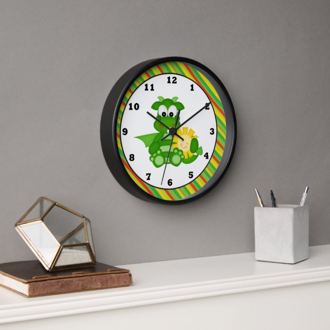 Reloj de pared de la fantasía del dragón del (Oficina)