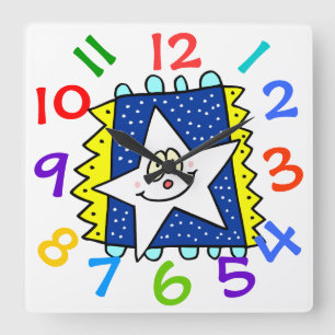 Reloj de pared de la habitación de los niños de St