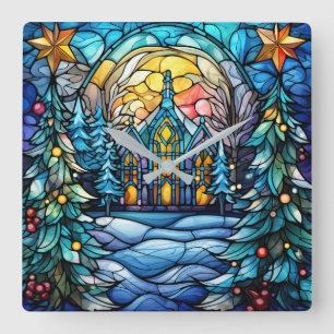 Reloj de pared de la Iglesia de Vidrio Mantenido