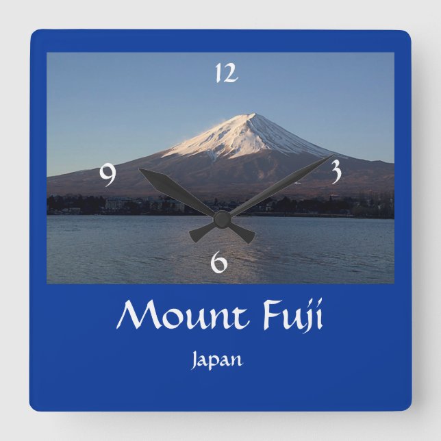 Reloj de pared de la imagen de Japón - del monte (Anverso)