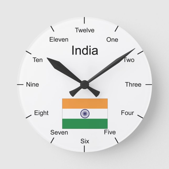 Reloj de pared de la India (Anverso)