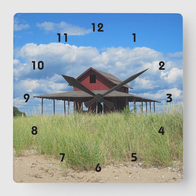 Reloj de pared de la isla de hierba (Anverso)