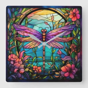 Reloj de pared de la libélula
