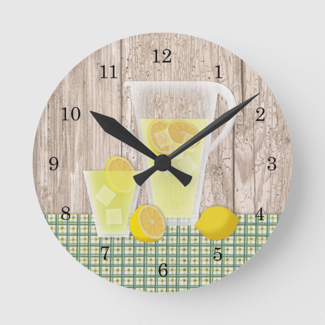 Reloj de pared de la limonada del país (Anverso)