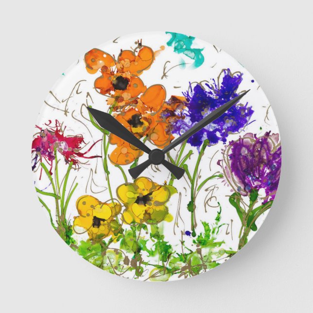 Reloj de pared de la Lovitude "Peace Garden" (Anverso)