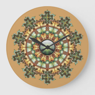 Reloj de pared de la mandala #1
