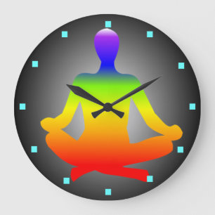 Reloj de pared de la meditación