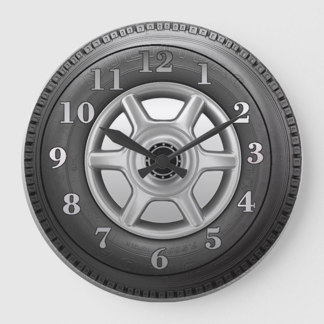 Reloj de pared de la Novedad de los hombres con ne (Anverso)