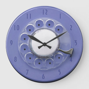 Reloj de pared de la novedad del dial rotatorio