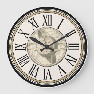 Reloj de pared de la órbita planetaria de