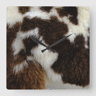 Reloj de pared de la piel de la diversión