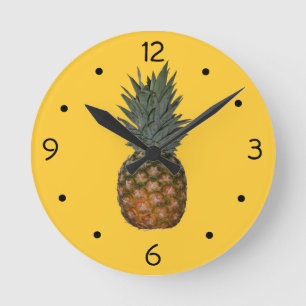Reloj de pared de la piña