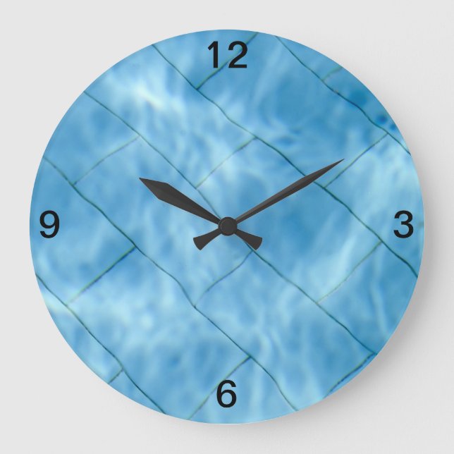 Reloj de pared de la piscina (Anverso)