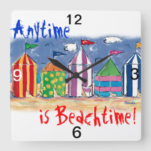 Reloj de pared de la playa