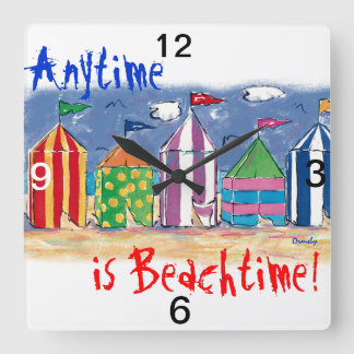 Reloj de pared de la playa