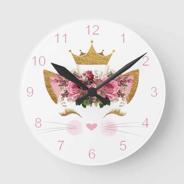 Reloj de pared de la princesa Kitty (Anverso)