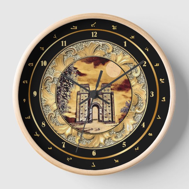 Reloj de pared de la puerta de Ishtar (Anverso)