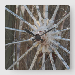 Reloj de pared de la rueda de carro