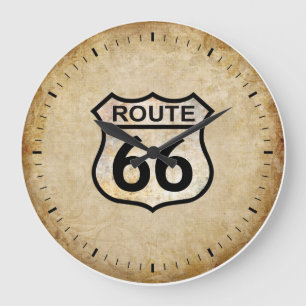Reloj de pared de la ruta 66