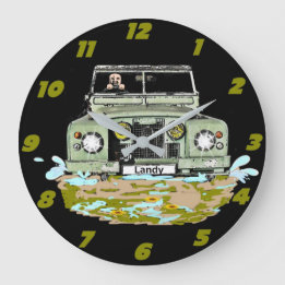 Reloj de pared de la serie de Land Rover