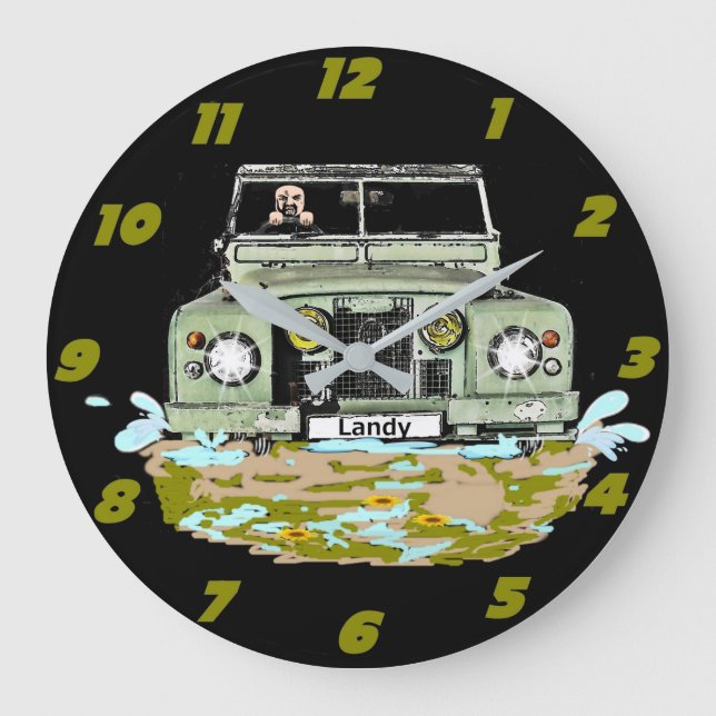 Reloj de pared de la serie de Land Rover (Anverso)