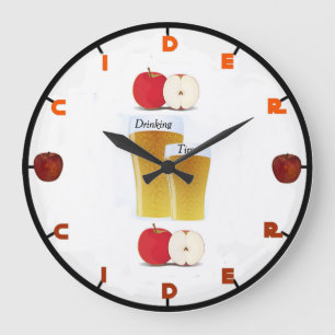 Reloj de pared de la sidra