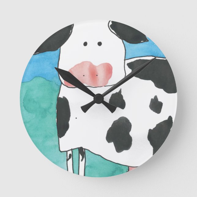 Reloj de pared de la vaca (Anverso)