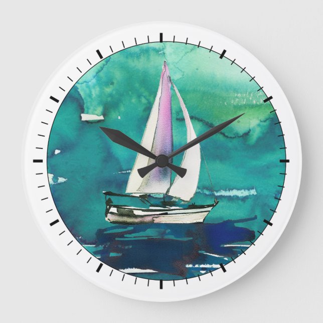 Reloj de pared de la vela (Anverso)