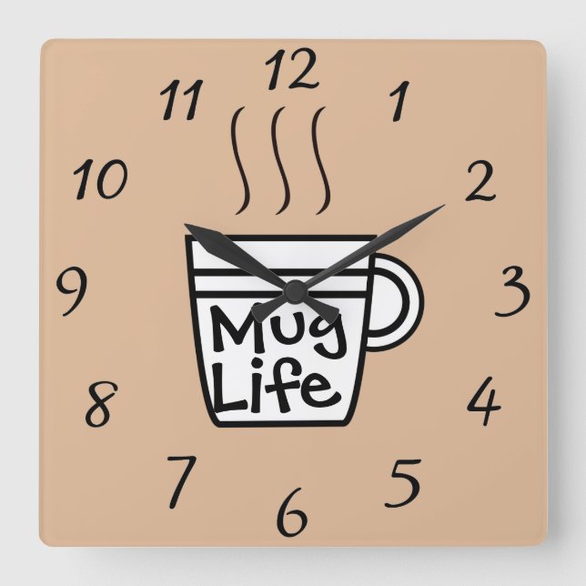 Reloj de pared de la vida de la mugre (Anverso)
