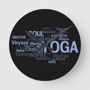 Reloj de pared de la YOGA