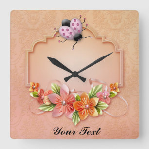 Reloj de pared de labios