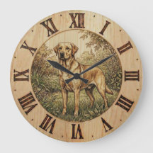 Reloj de pared de Labrador Retriever