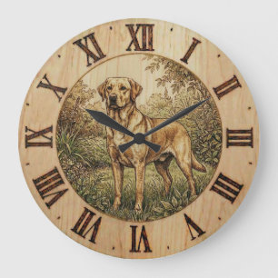 Reloj de pared de Labrador Retriever