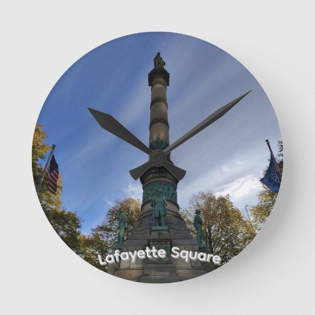 Reloj de pared de Lafayette Square (Anverso)