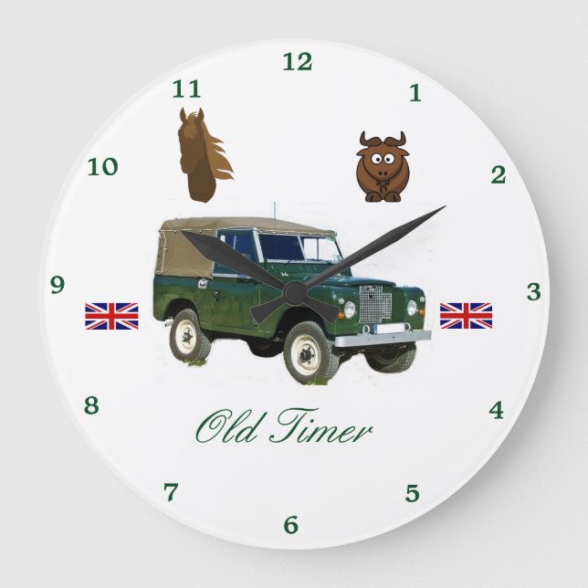 Reloj de pared de Land Rover (Anverso)