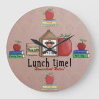 Reloj de pared de las reglas de la escuela primari