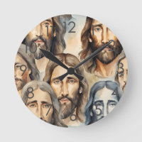 Reloj de pared de las Santas Caras de Jesús