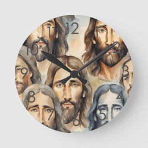 Reloj de pared de las Santas Caras de Jesús