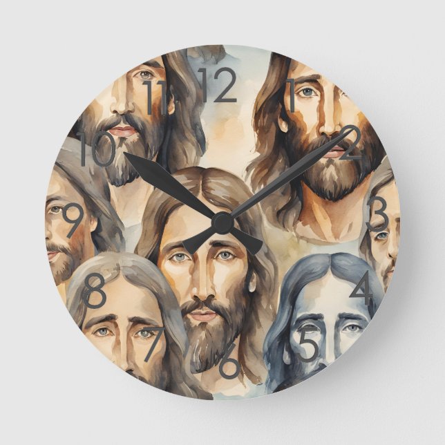 Reloj de pared de las Santas Caras de Jesús (Anverso)
