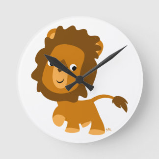 Reloj de pared de león con contenido de Personaliz