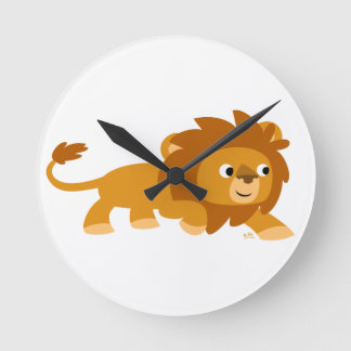 Reloj de pared de león de Personalizado inteligent