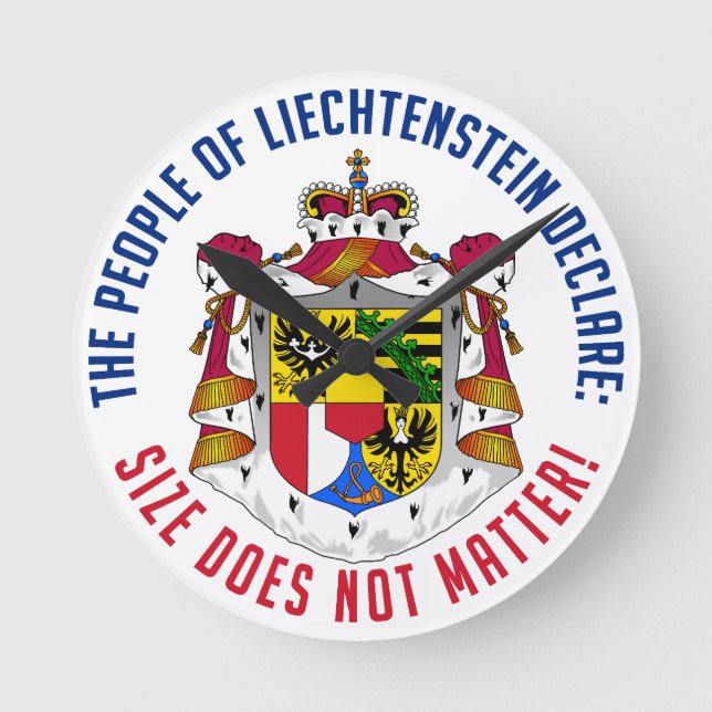 Reloj de pared de Liechtenstein (Anverso)
