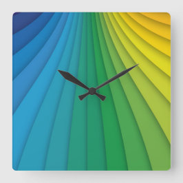 Reloj de pared de líneas abstractas