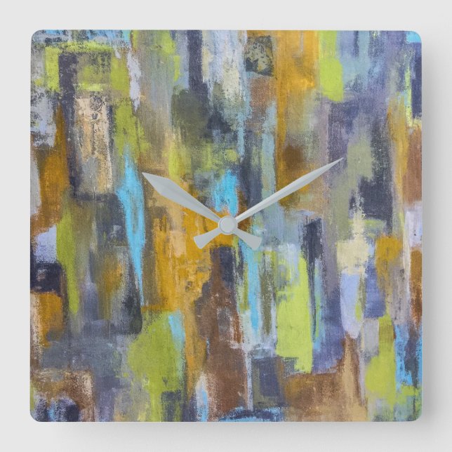 Reloj de pared de lluvia otoñal (Anverso)