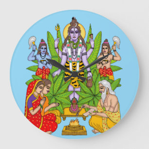 Reloj de pared de Lord Shiva