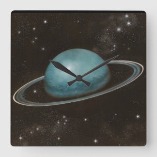 Reloj de pared de los Astronomía-amantes de Urano