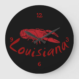 Reloj de pared de los cangrejos de Luisiana