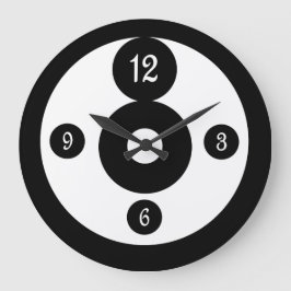 Reloj de pared de los círculos de arte gráfico en 