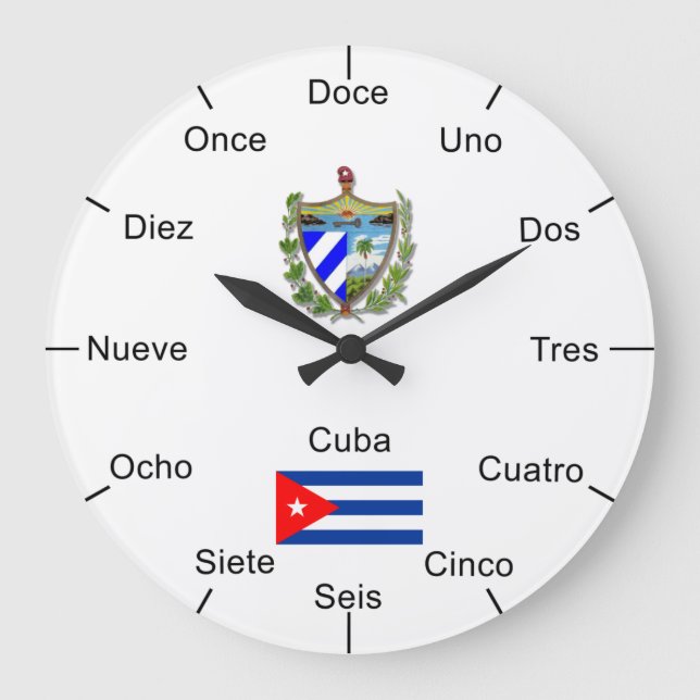 Reloj de pared de los cubanos (Anverso)